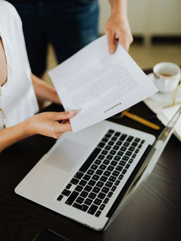 Upload financial documents